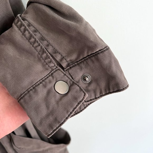 Anthropologie Hei Hei Morgan Draped Utility Jacket Open Front Size XS - Picture 7 of 13